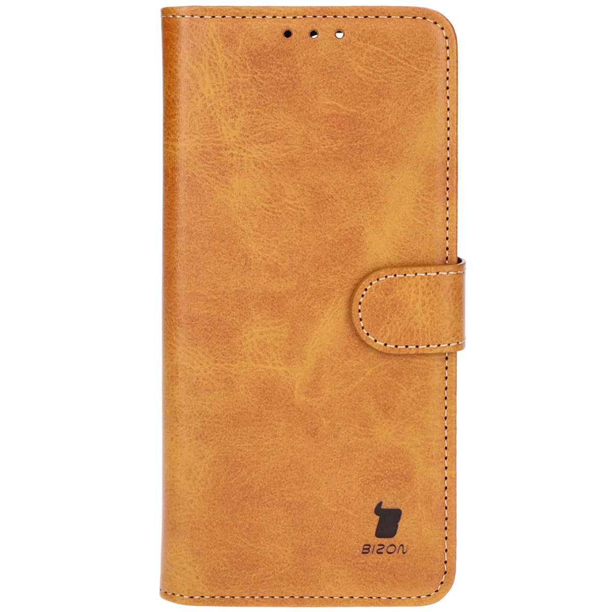 Handyhülle mit Klappe für Xiaomi Poco F6, Bizon Case Pocket, Braun