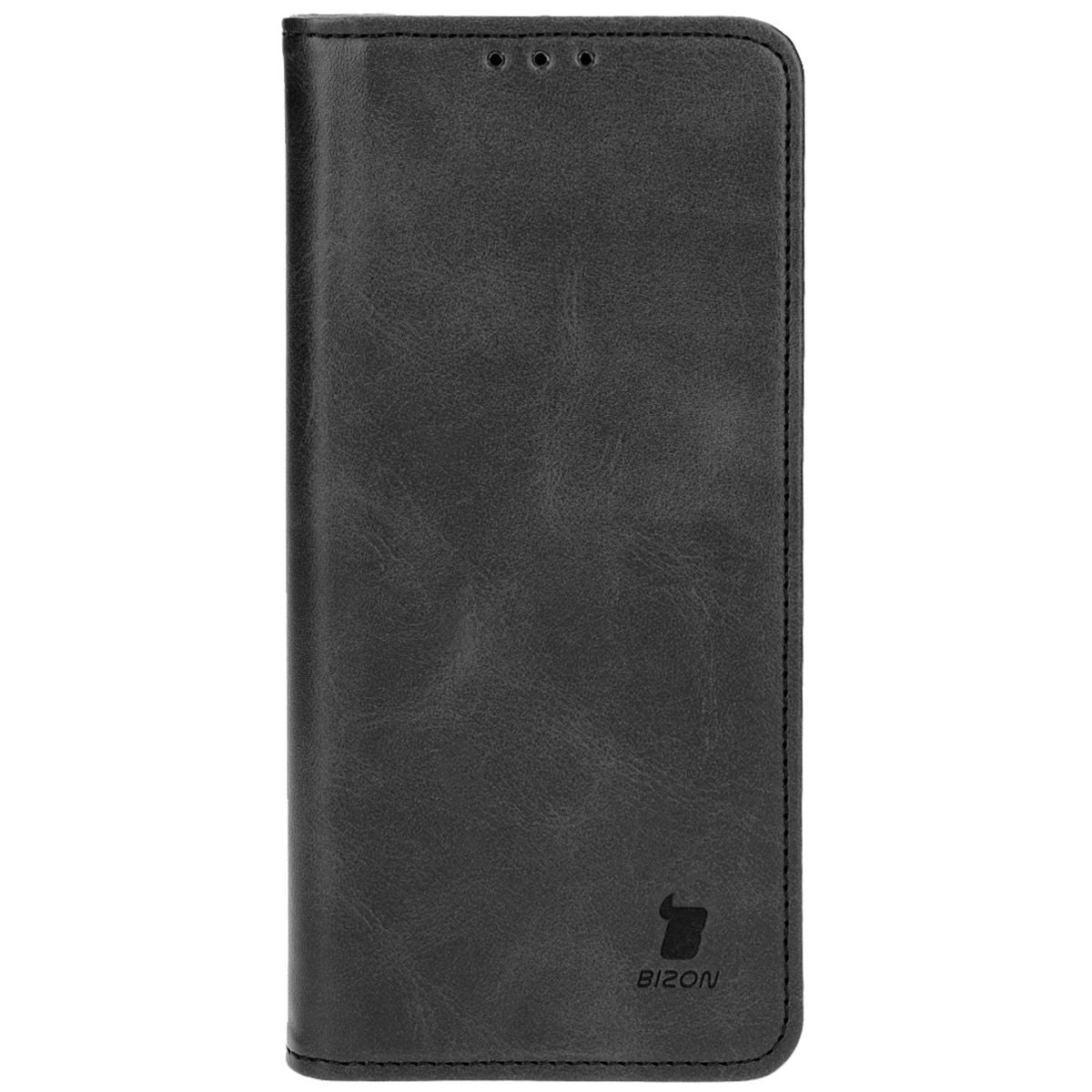 Handyhülle mit Klappe für Xiaomi 14 Ultra, Bizon Case Pocket Pro, Schwarz