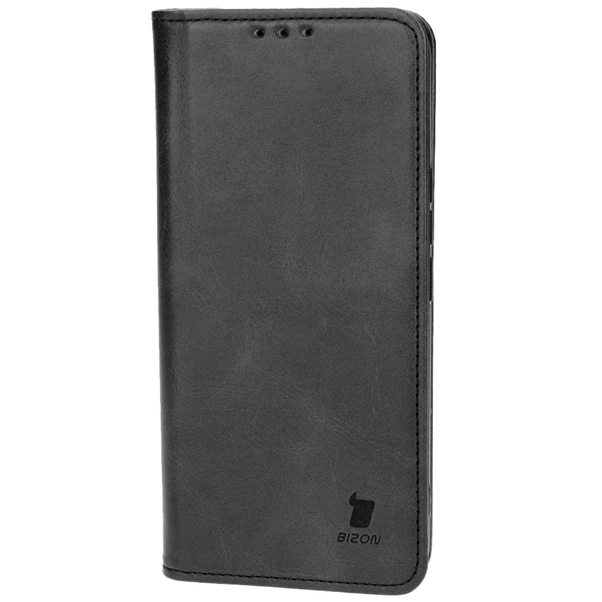 Handyhülle mit Klappe für Xiaomi 14 Ultra, Bizon Case Pocket Pro, Schwarz