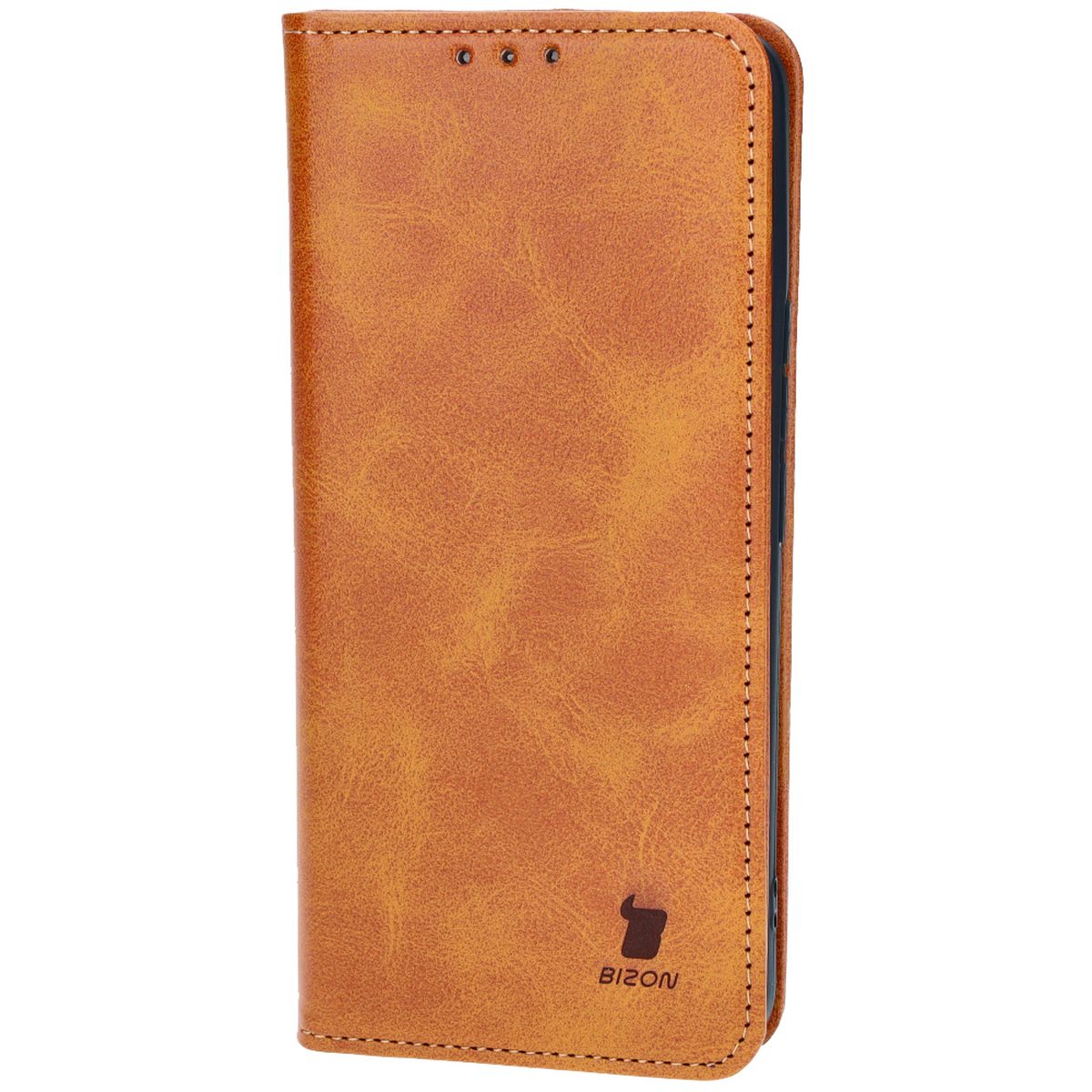 Handyhülle mit Klappe für Xiaomi 14 Ultra, Bizon Case Pocket Pro, Braun