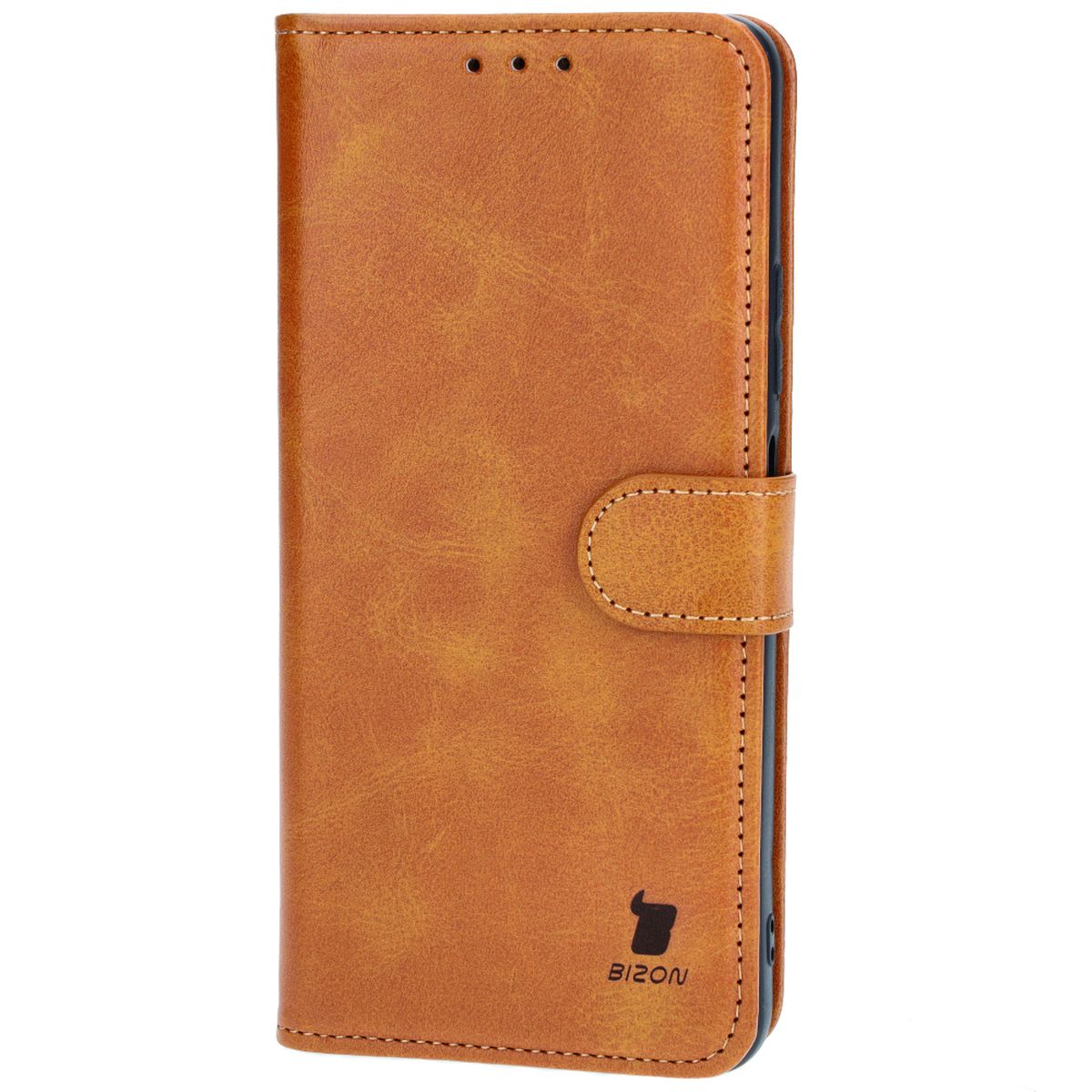 Handyhülle mit Klappe für Realme 11 5G, Bizon Case Pocket, Braun