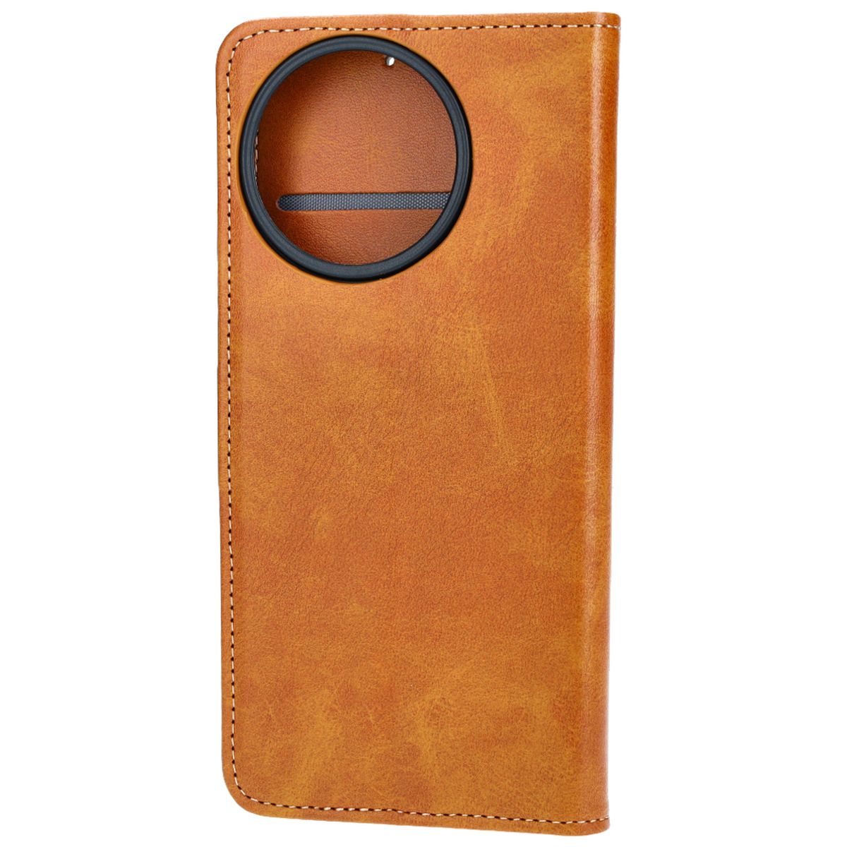 Handyhülle mit Klappe für Realme 11 5G, Bizon Case Pocket, Braun