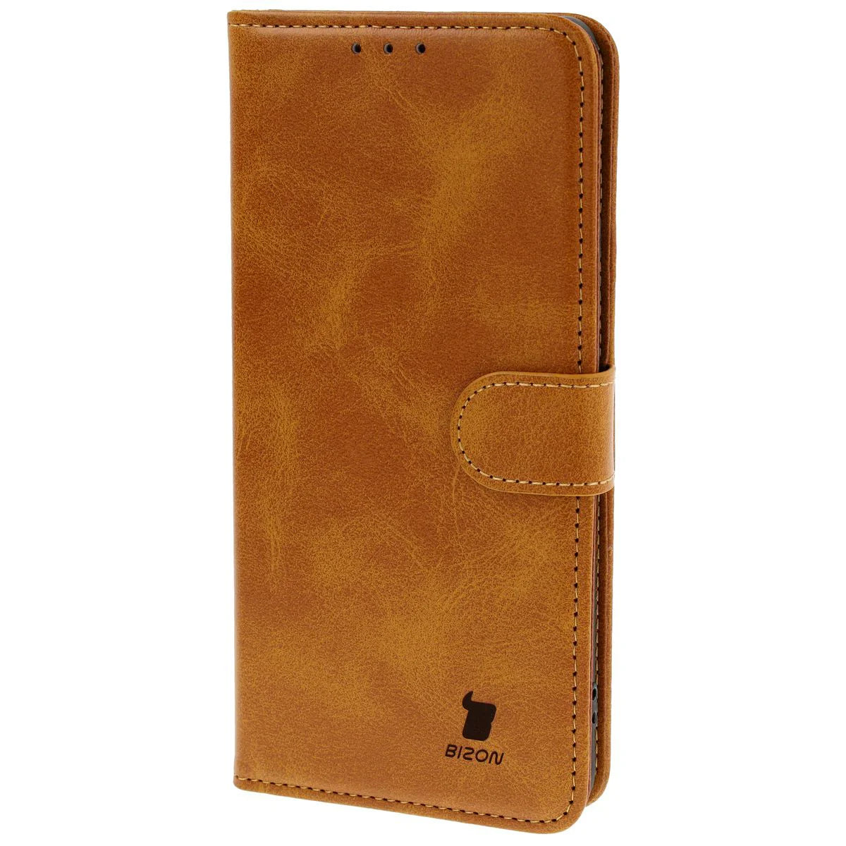 Handyhülle mit Klappe für Realme 14 Pro 5G, Bizon Case Pocket, Braun