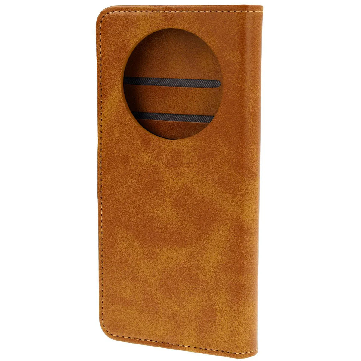 Handyhülle mit Klappe für Realme 14 Pro 5G, Bizon Case Pocket, Braun