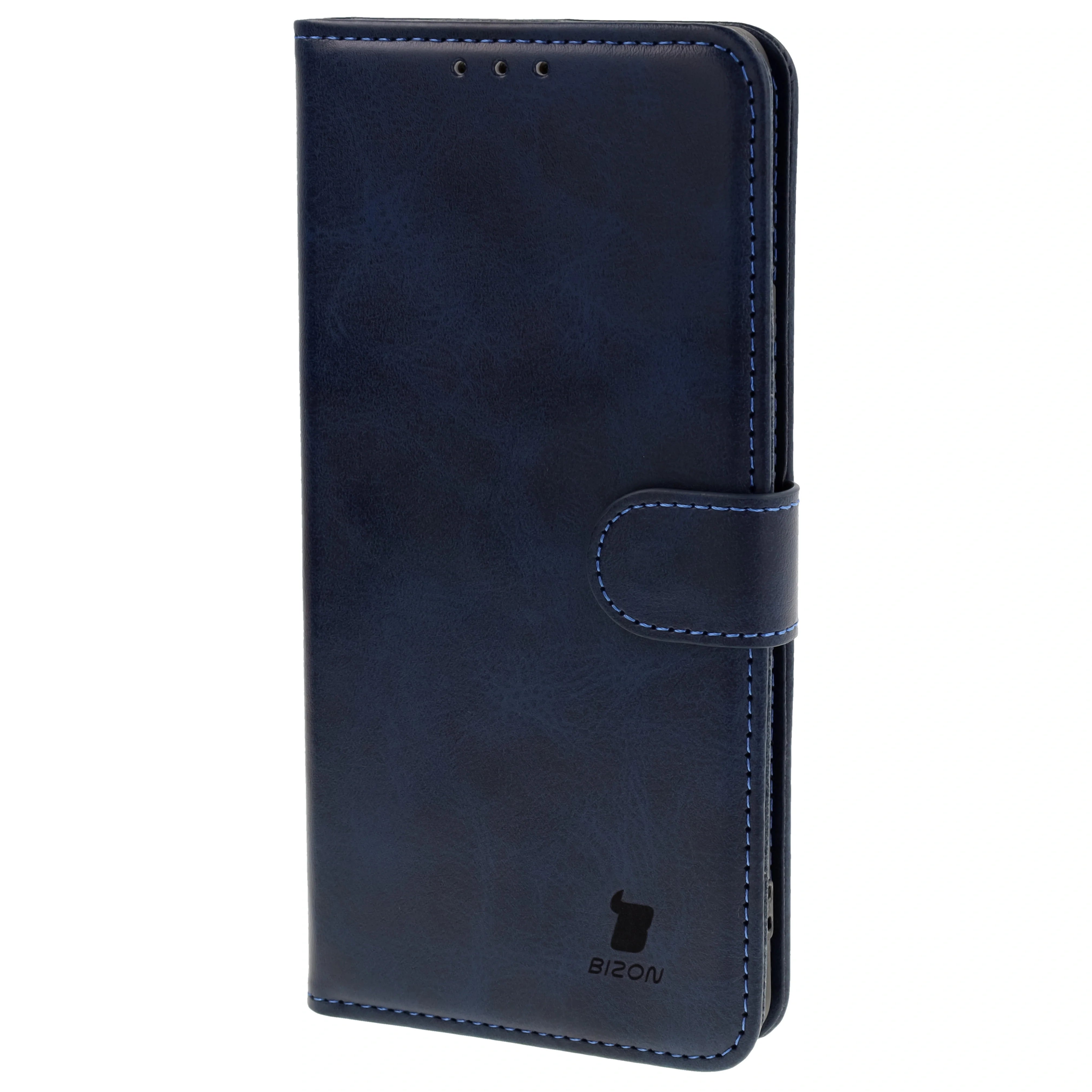 Handyhülle mit Klappe für Realme 14 Pro 5G, Bizon Case Pocket, Dunkelblau