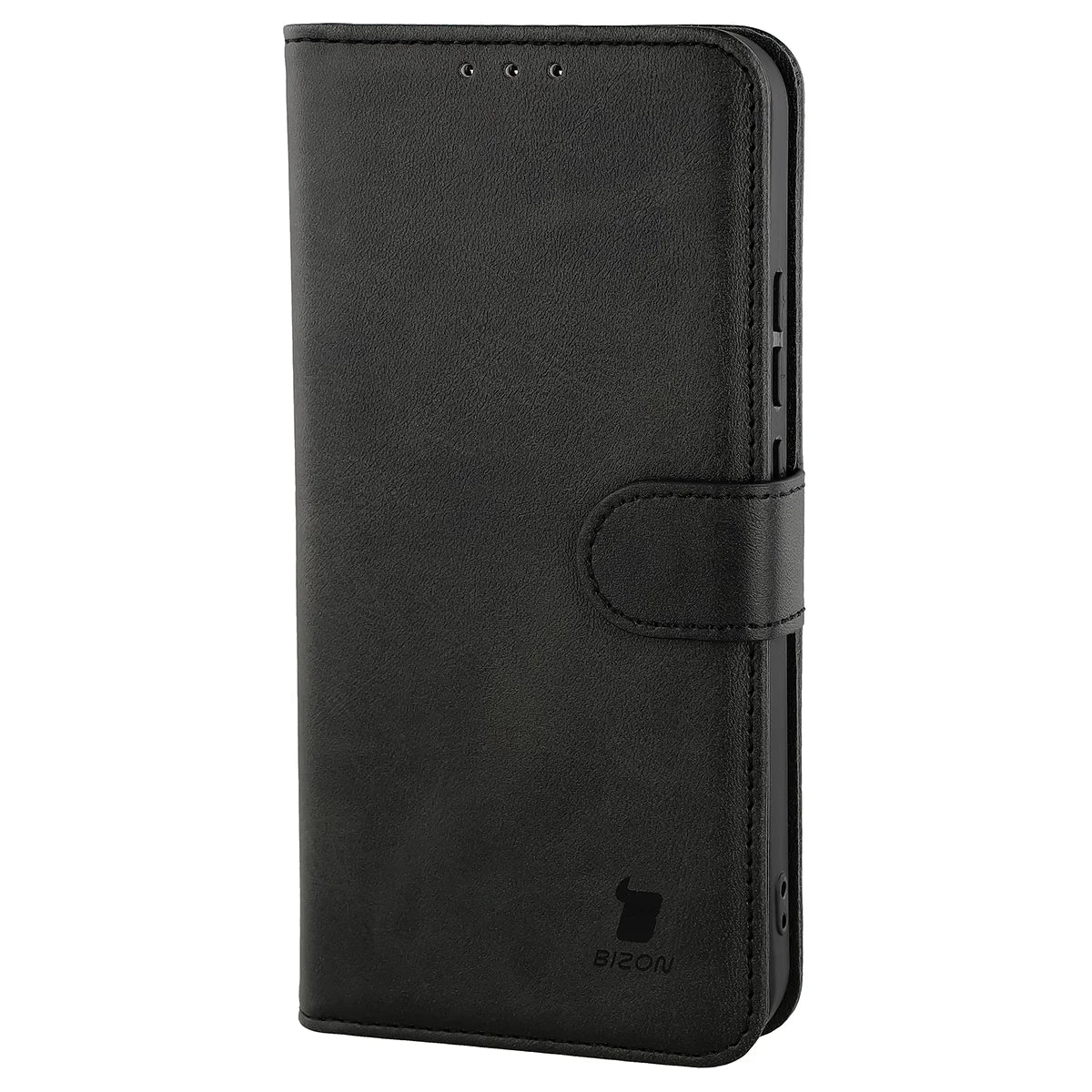 Handyhülle mit Klappe für Realme 16 5G, Bizon Case Pocket, Schwarz