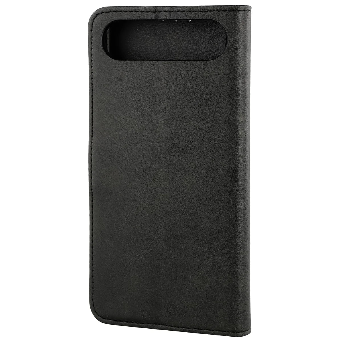 Handyhülle mit Klappe für Realme 16 5G, Bizon Case Pocket, Schwarz