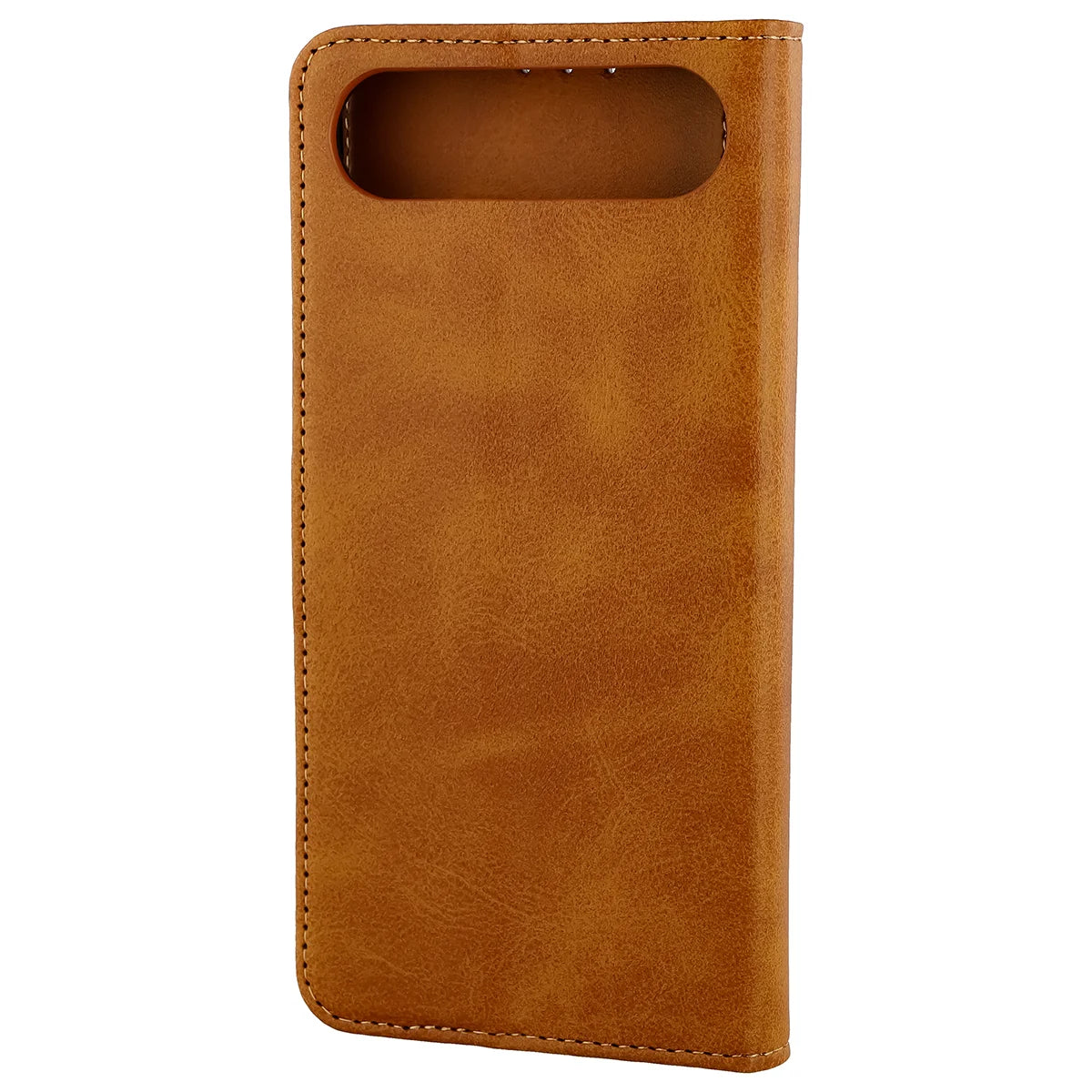Handyhülle mit Klappe für Realme 16 5G, Bizon Case Pocket, Braun