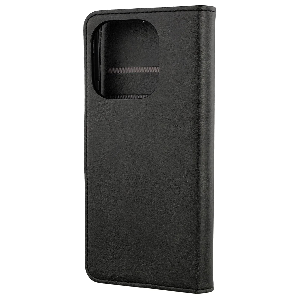 Handyhülle mit Klappe für Realme 16 Pro Plus 5G, Bizon Case Pocket, Schwarz