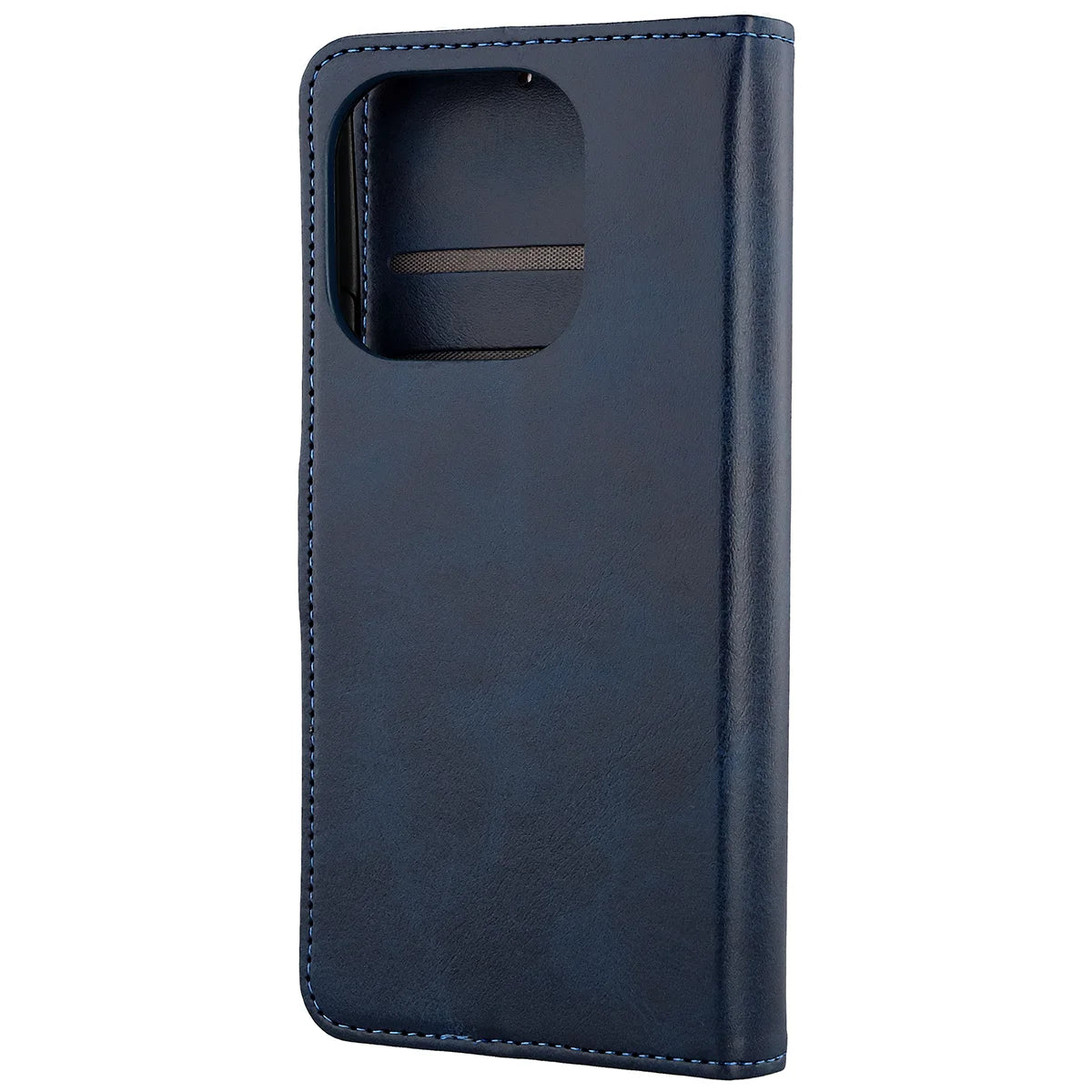 Handyhülle mit Klappe für Realme 16 Pro Plus 5G, Bizon Case Pocket, Dunkelblau