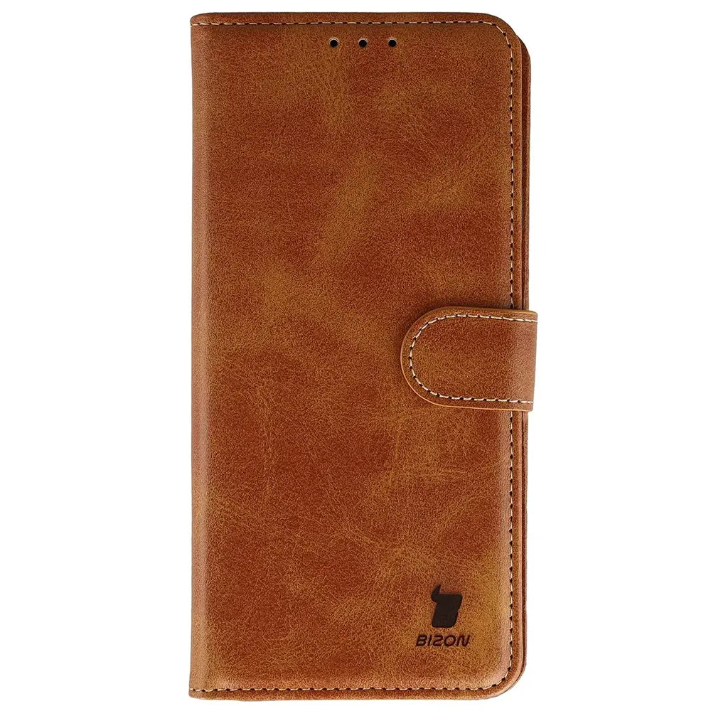 Handyhülle mit Klappe für Galaxy A18 / A17, Bizon Case Pocket, Braun (2/6)