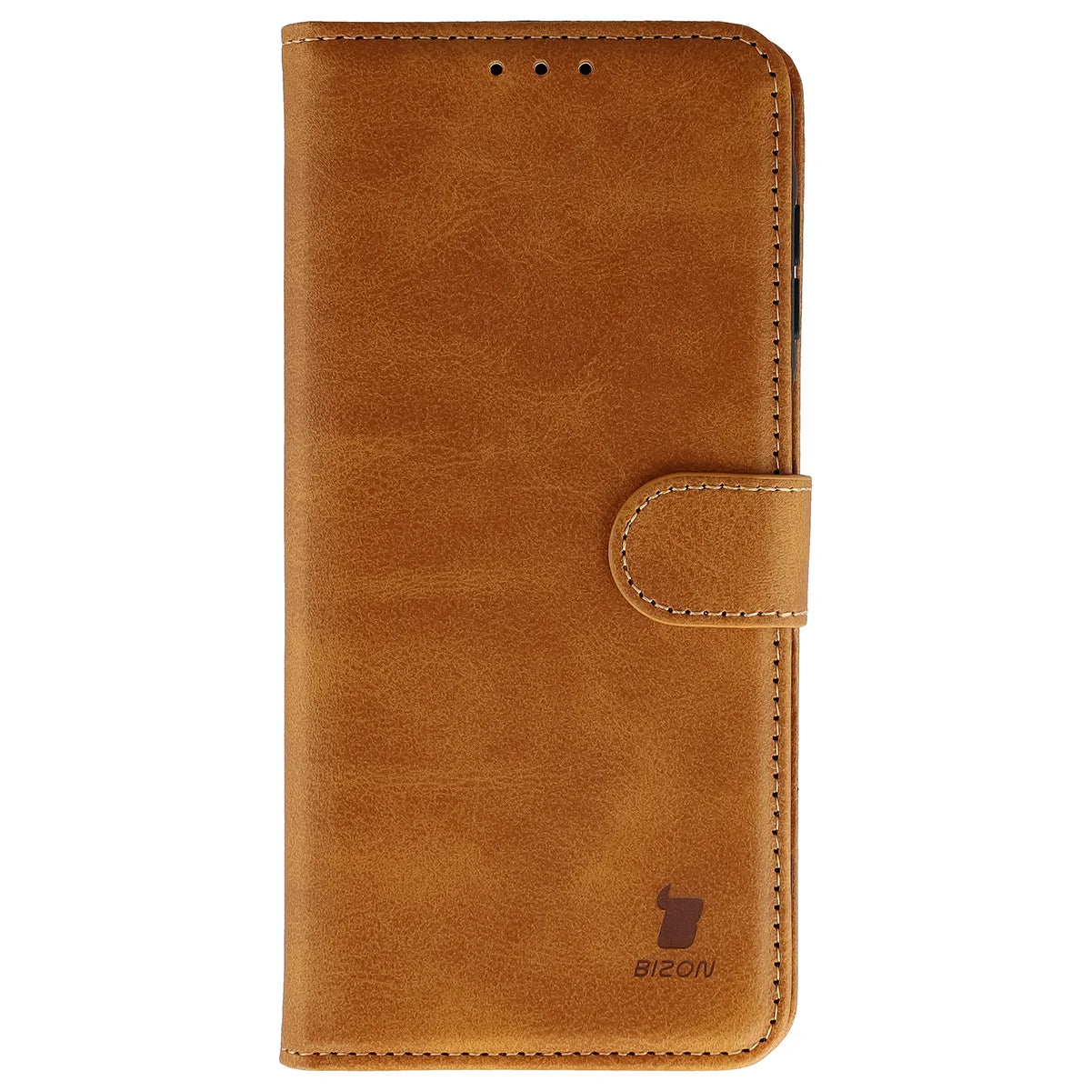 Handyhülle mit Klappe für Galaxy A27 5G, Bizon Case Pocket, Braun