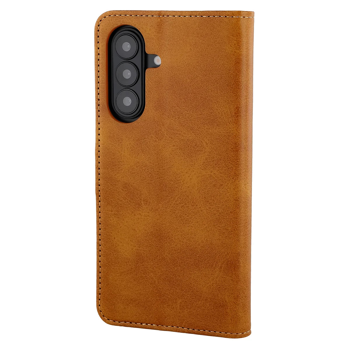 Handyhülle mit Klappe für Galaxy A27 5G, Bizon Case Pocket, Braun