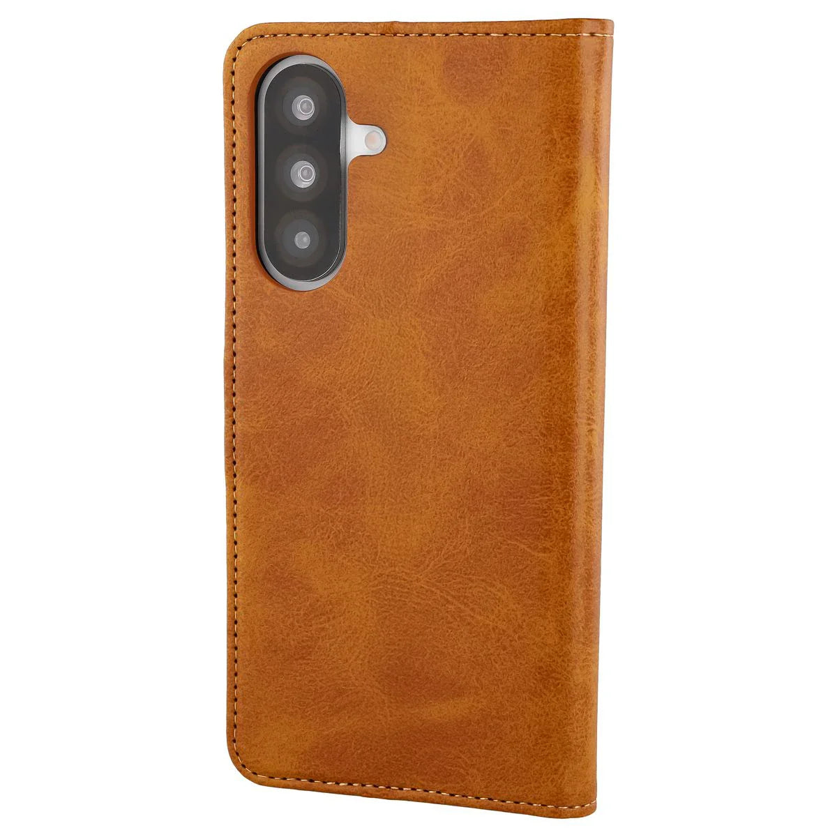 Handyhülle mit Klappe für Galaxy A37 5G, Bizon Case Pocket, Braun