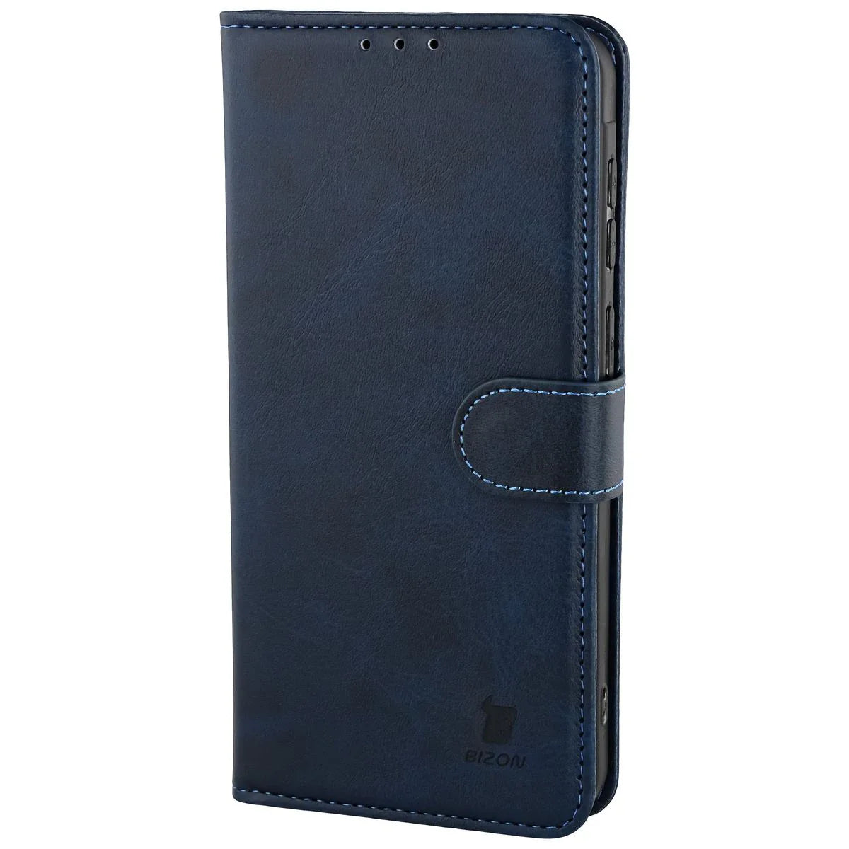 Handyhülle mit Klappe für Galaxy A57 5G, Bizon Case Pocket, Dunkelblau