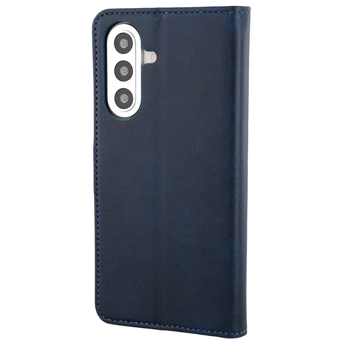 Handyhülle mit Klappe für Galaxy A57 5G, Bizon Case Pocket, Dunkelblau