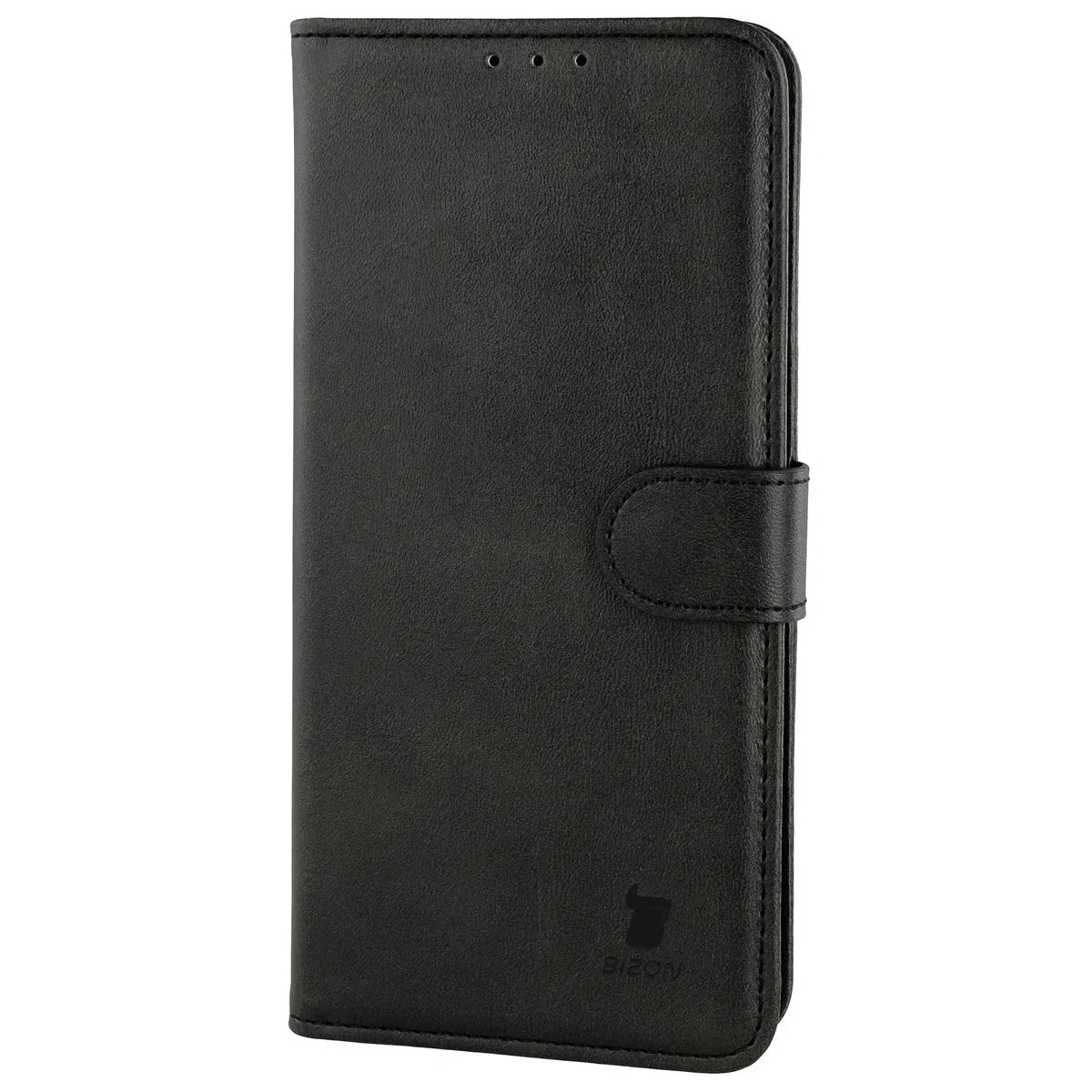 Handyhülle mit Klappe für Galaxy S25 FE, Bizon Case Pocket, Schwarz