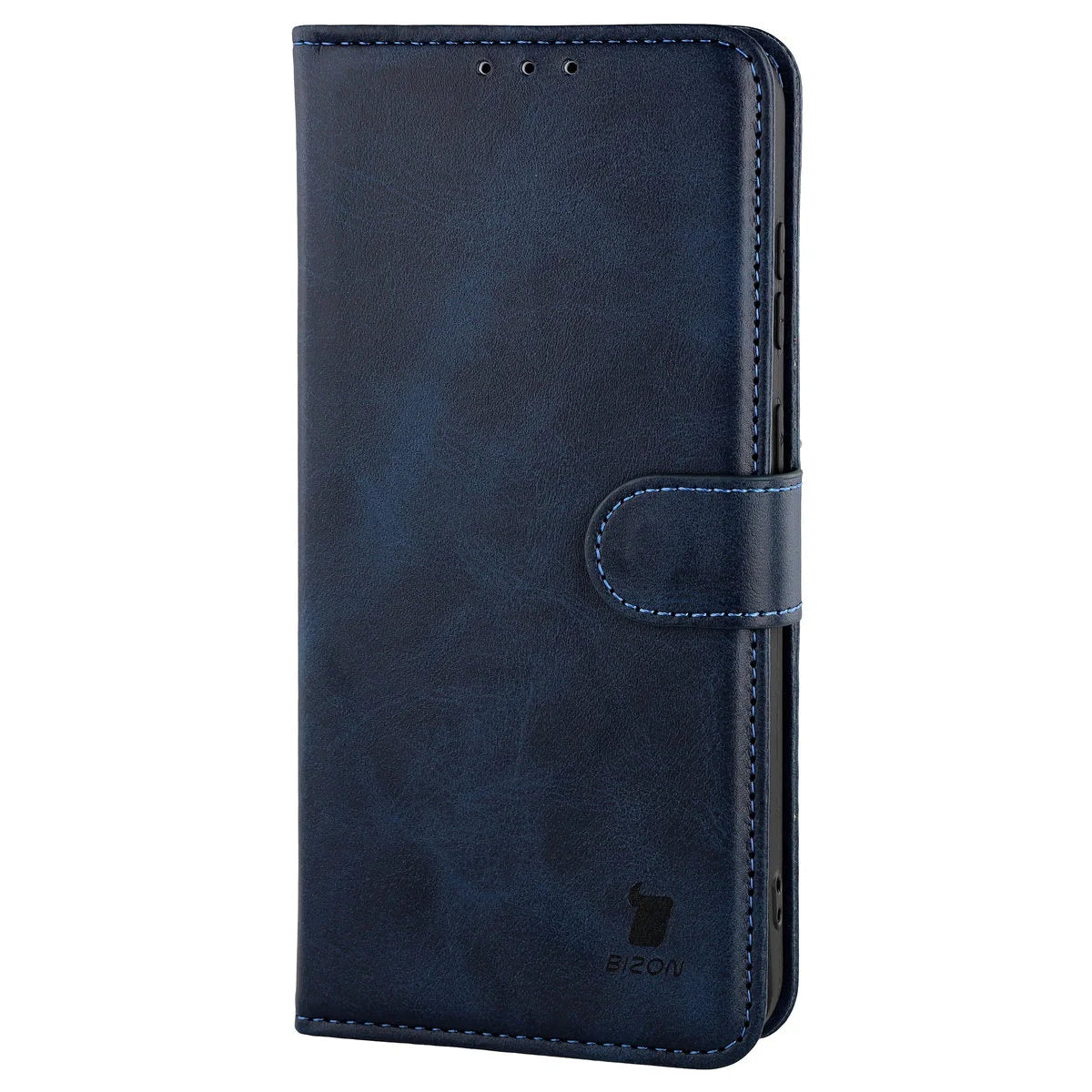 Handyhülle mit Klappe für Galaxy S25 FE, Bizon Case Pocket, Dunkelblau