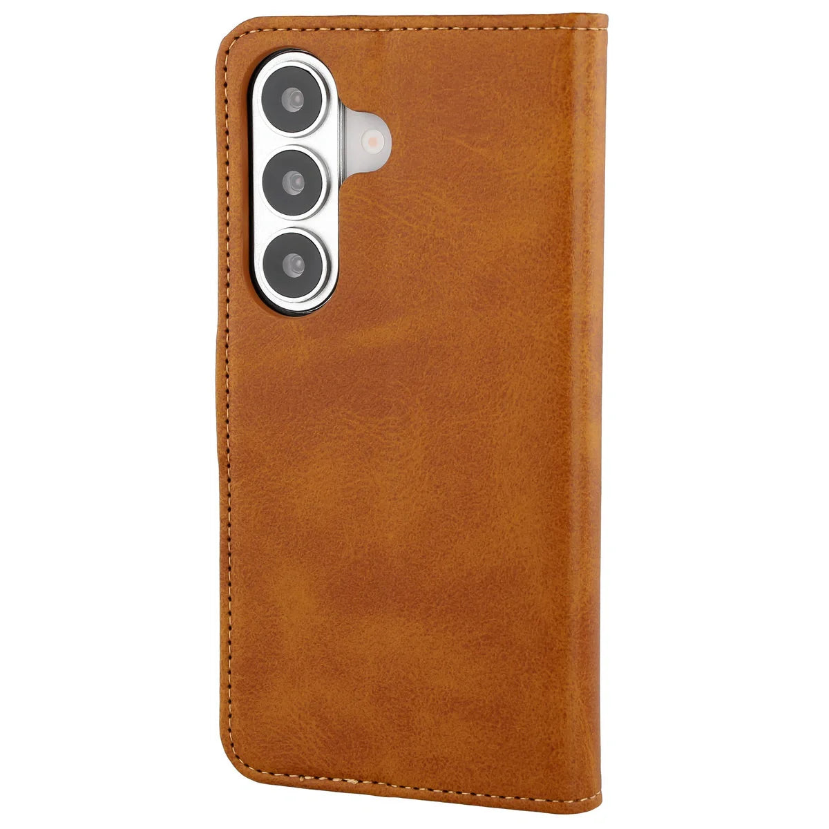 Handyhülle mit Klappe für Galaxy S26, Bizon Case Pocket, Braun