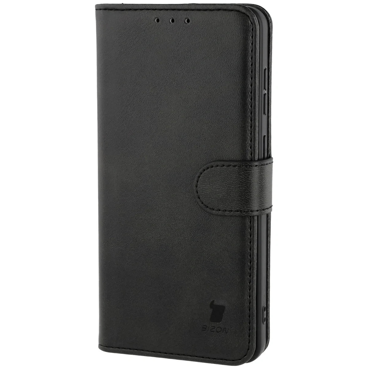 Handyhülle mit Klappe für Galaxy S26 Plus, Bizon Case Pocket, Schwarz