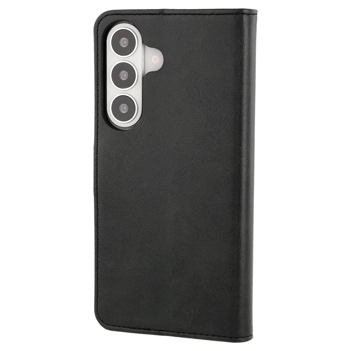 Handyhülle mit Klappe für Galaxy S26 Plus, Bizon Case Pocket, Schwarz