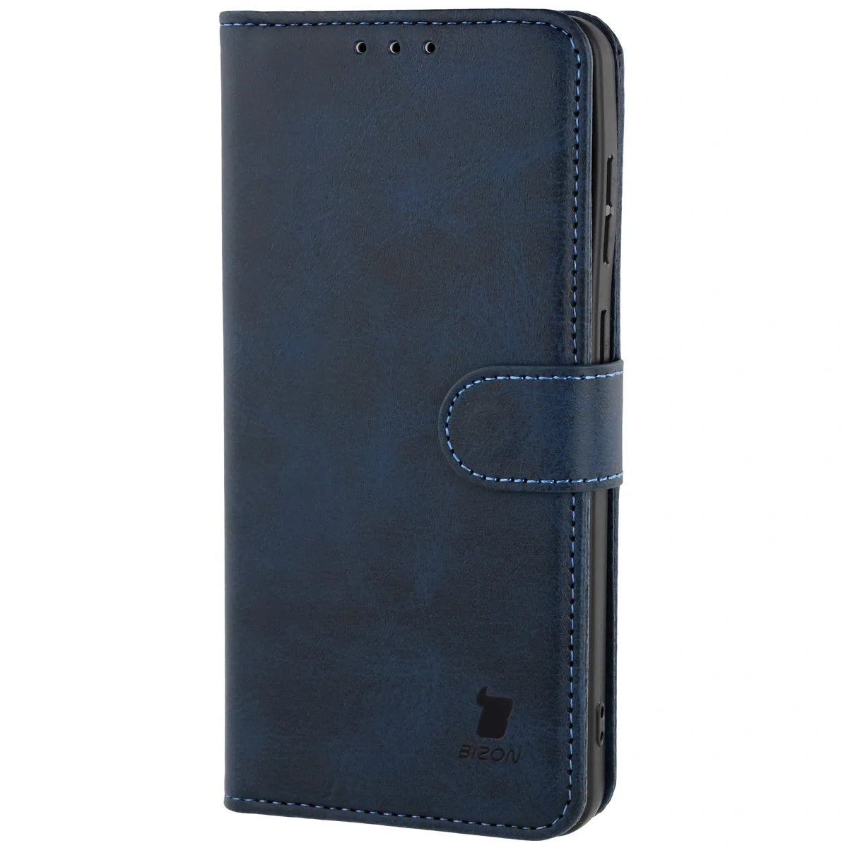 Handyhülle mit Klappe für Galaxy S26 Plus, Bizon Case Pocket, Dunkelblau