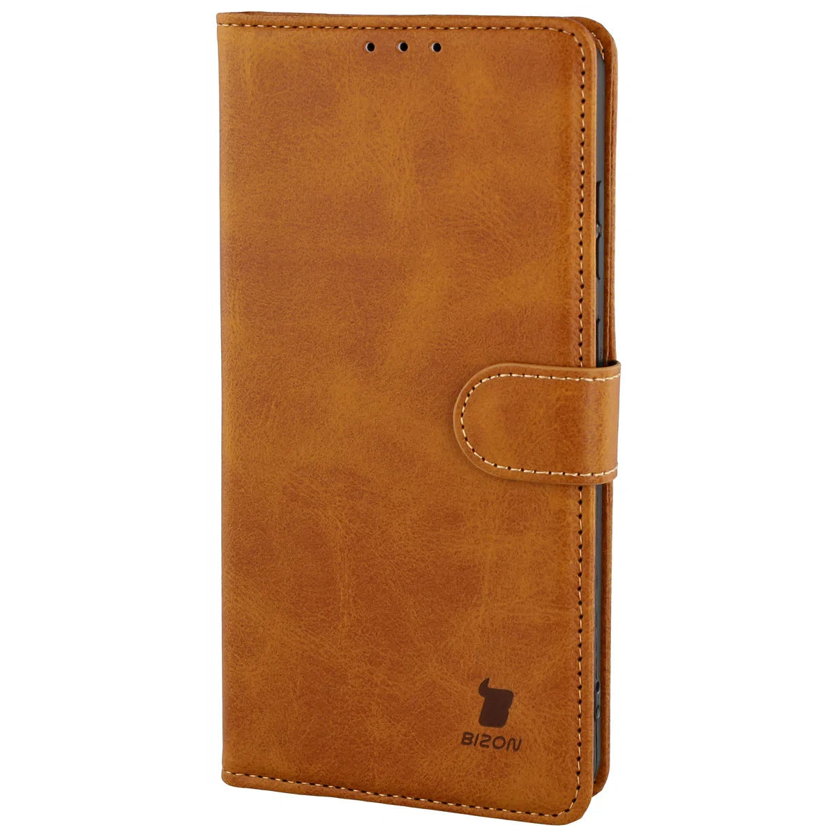 Handyhülle mit Klappe für Galaxy S26 Ultra, Bizon Case Pocket, Braun