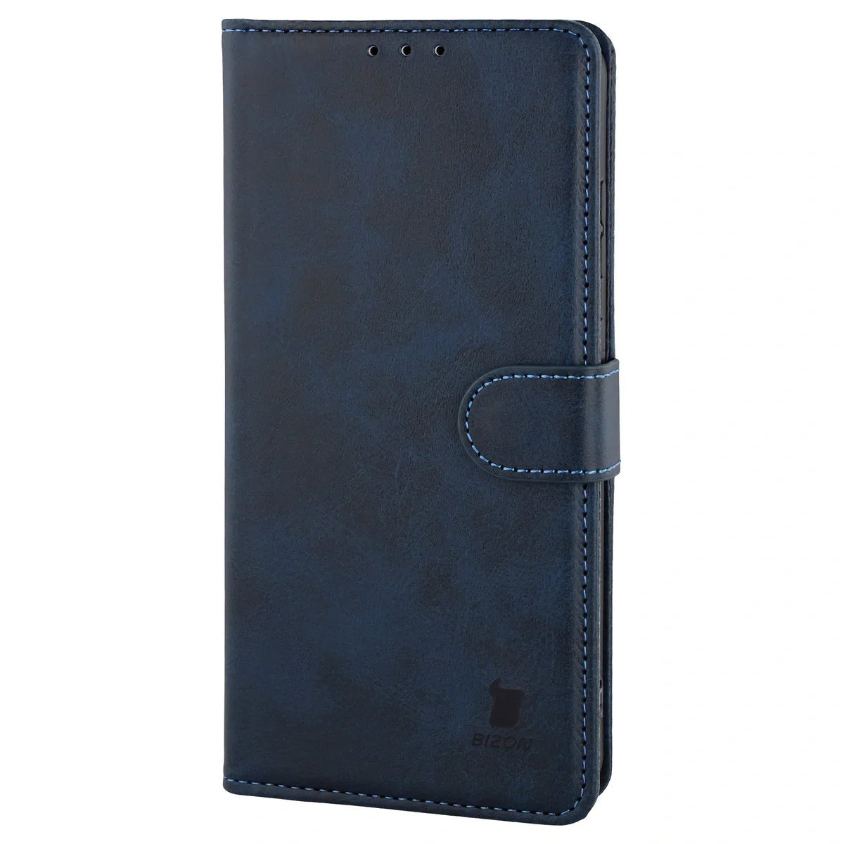 Handyhülle mit Klappe für Galaxy S26 Ultra, Bizon Case Pocket, Dunkelblau