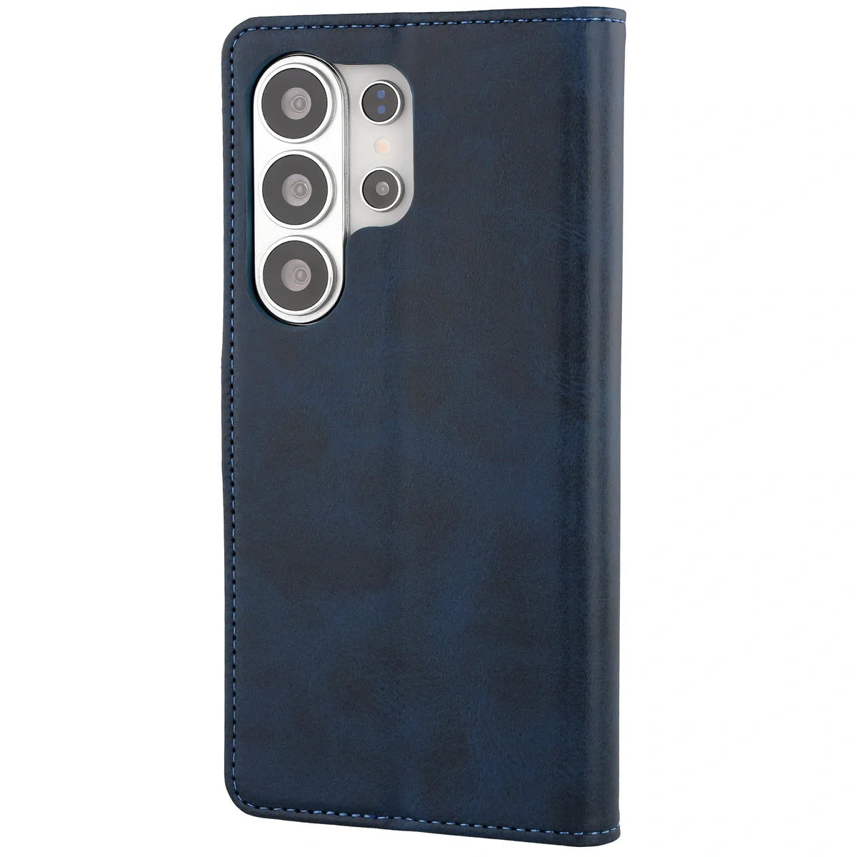 Handyhülle mit Klappe für Galaxy S26 Ultra, Bizon Case Pocket, Dunkelblau