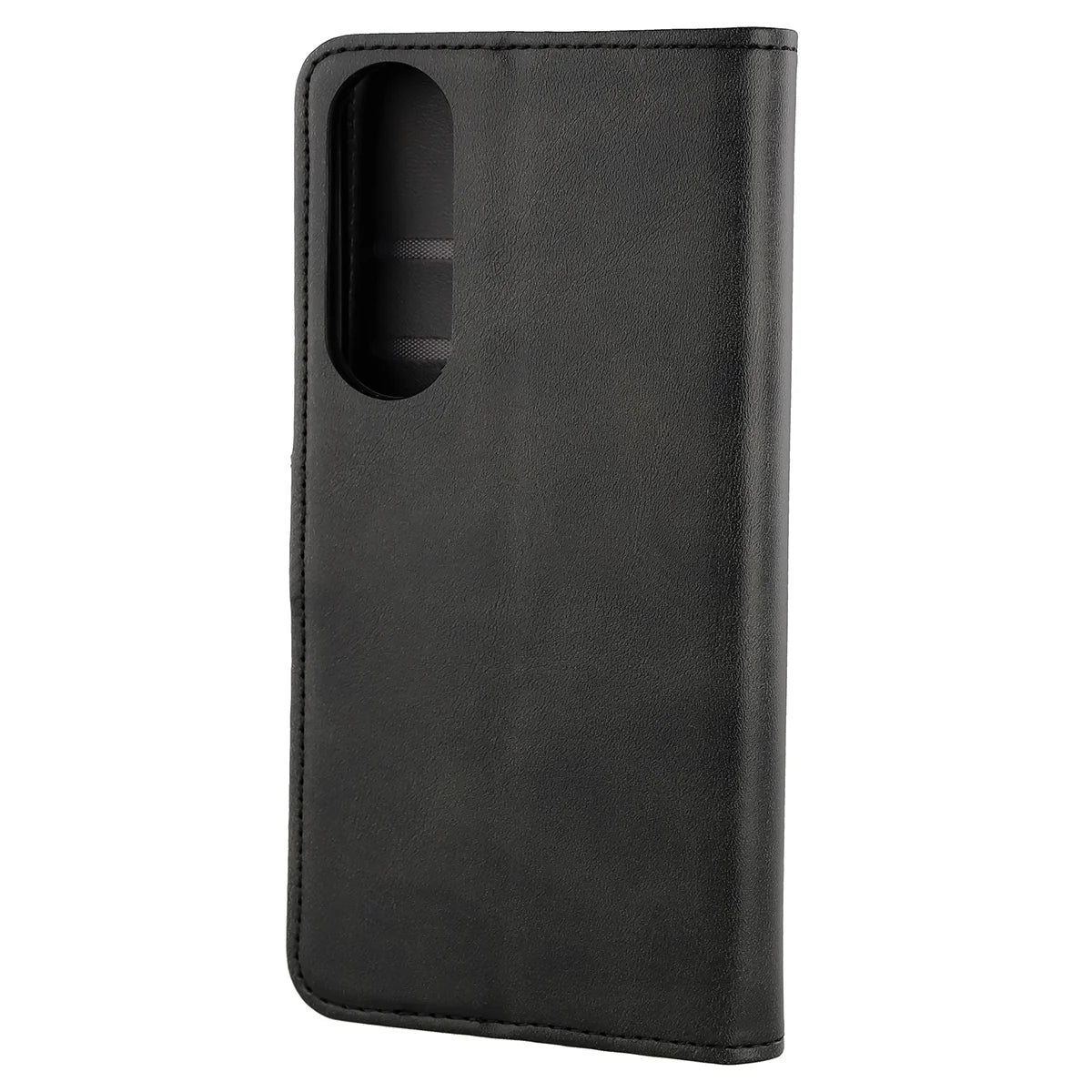 Handyhülle mit Klappe für Vivo V70 FE 5G, Bizon Case Pocket, Schwarz