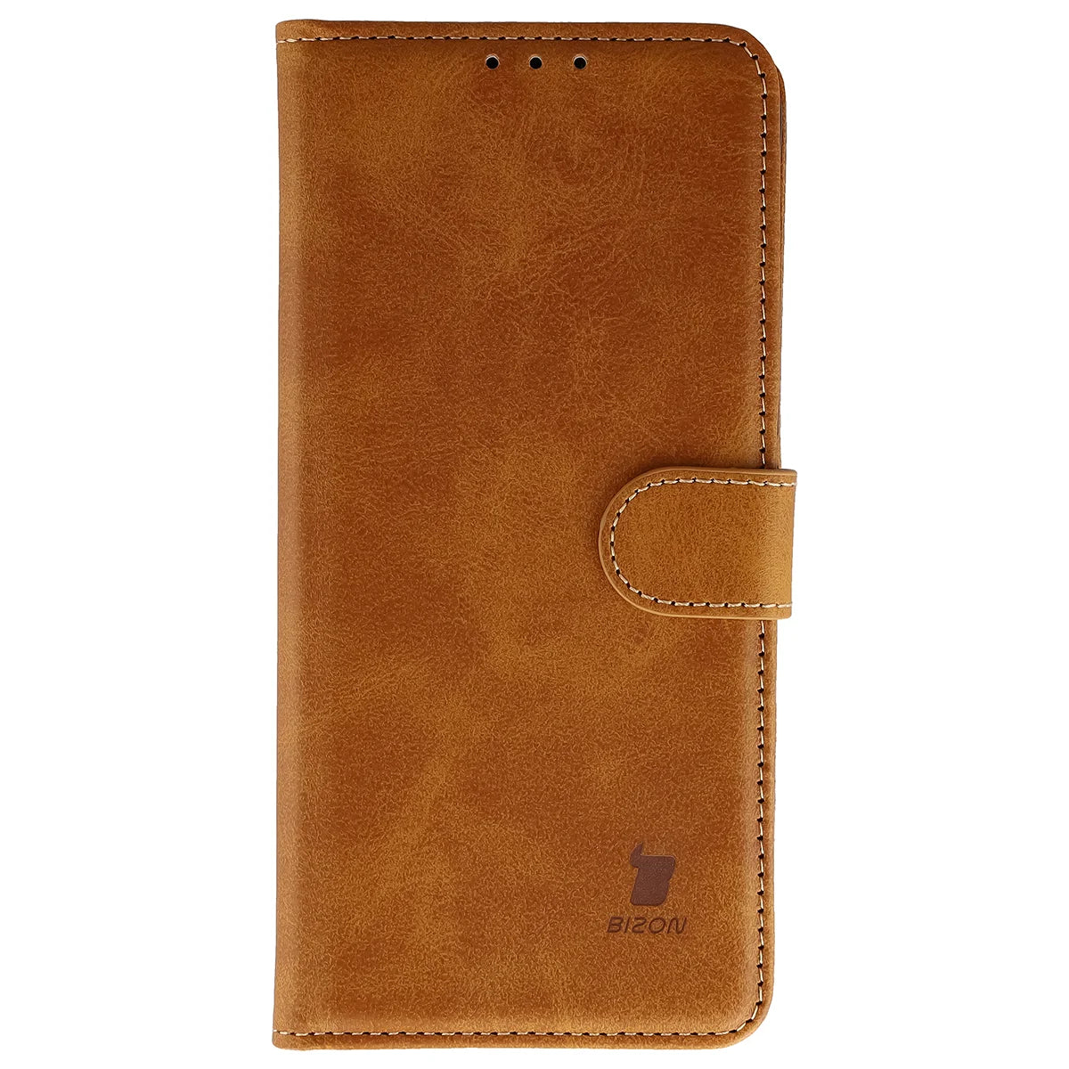 Handyhülle mit Klappe für Vivo V70 FE 5G, Bizon Case Pocket, Braun