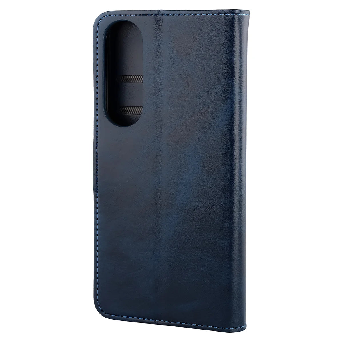 Handyhülle mit Klappe für Vivo V70 FE 5G, Bizon Case Pocket, Dunkelblau
