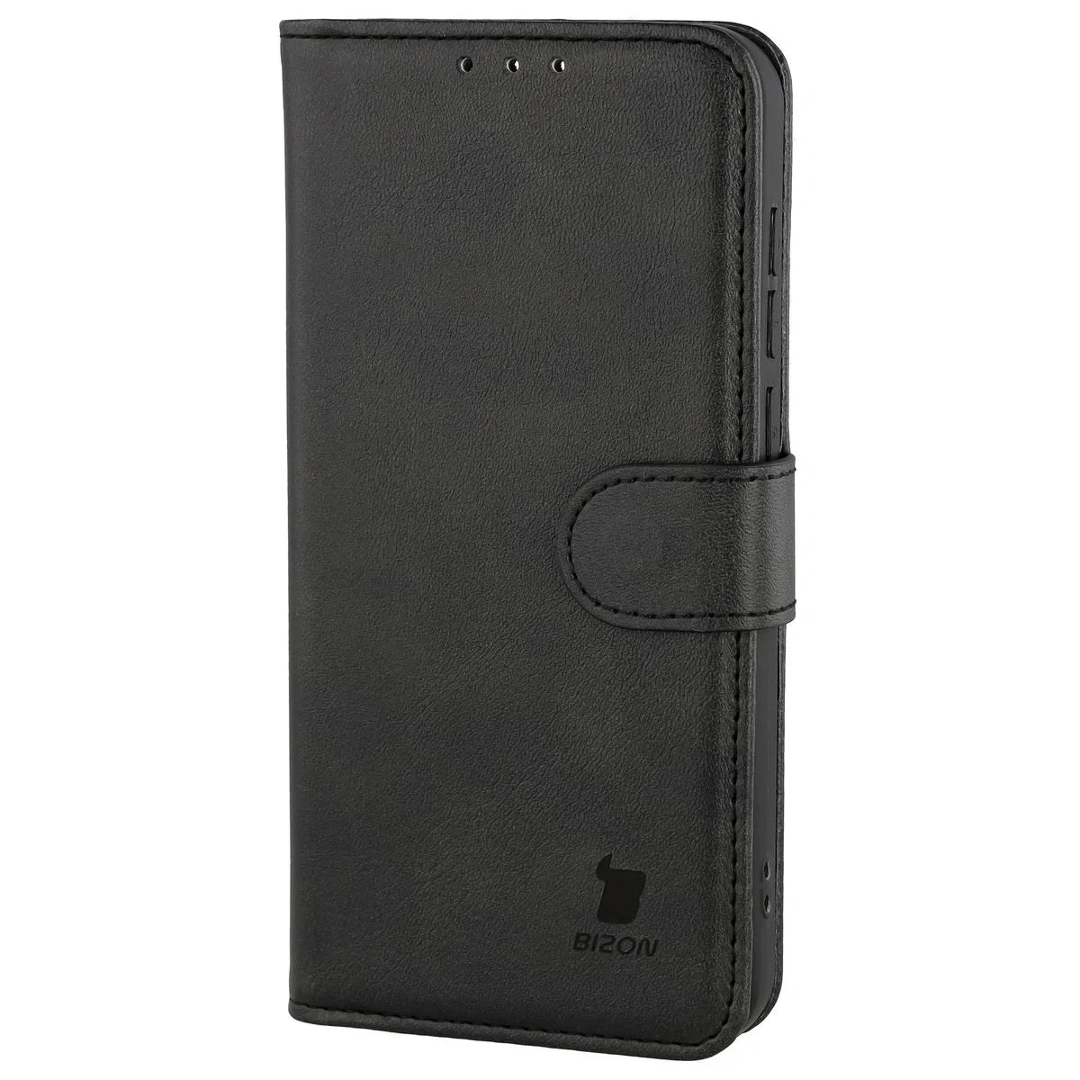 Handyhülle mit Klappe für Vivo X300, Bizon Case Pocket, Schwarz