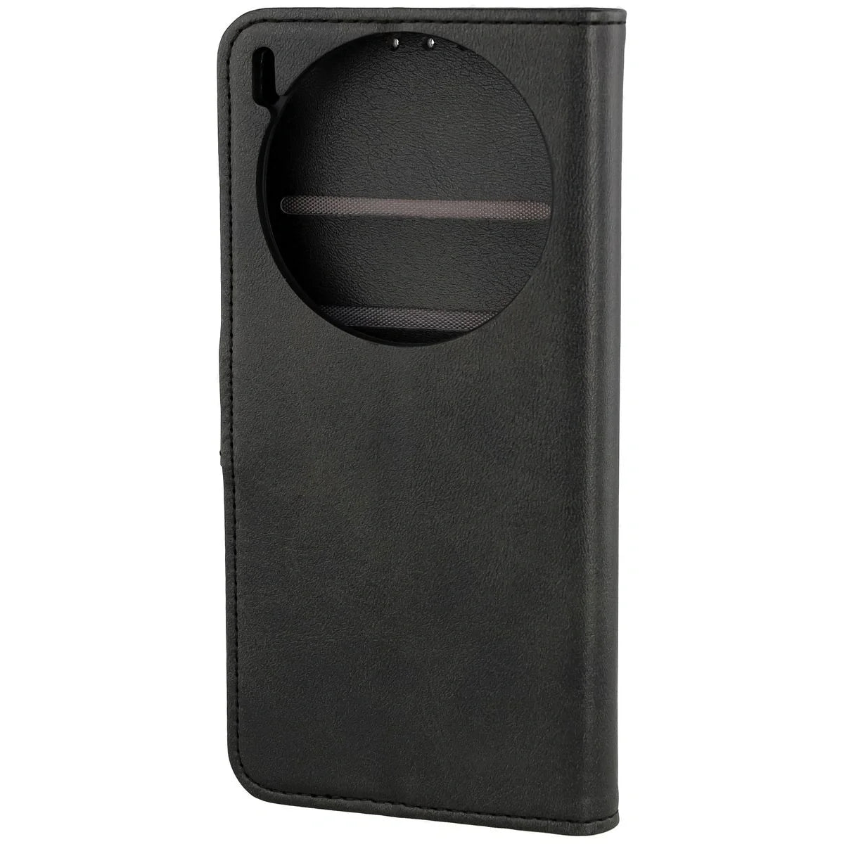 Handyhülle mit Klappe für Vivo X300, Bizon Case Pocket, Schwarz