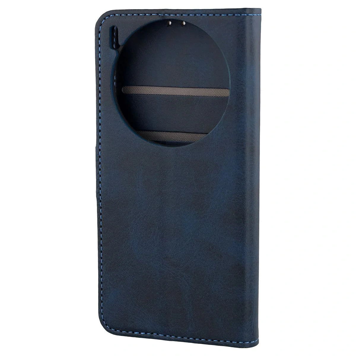 Handyhülle mit Klappe für Vivo X300, Bizon Case Pocket, Dunkelblau