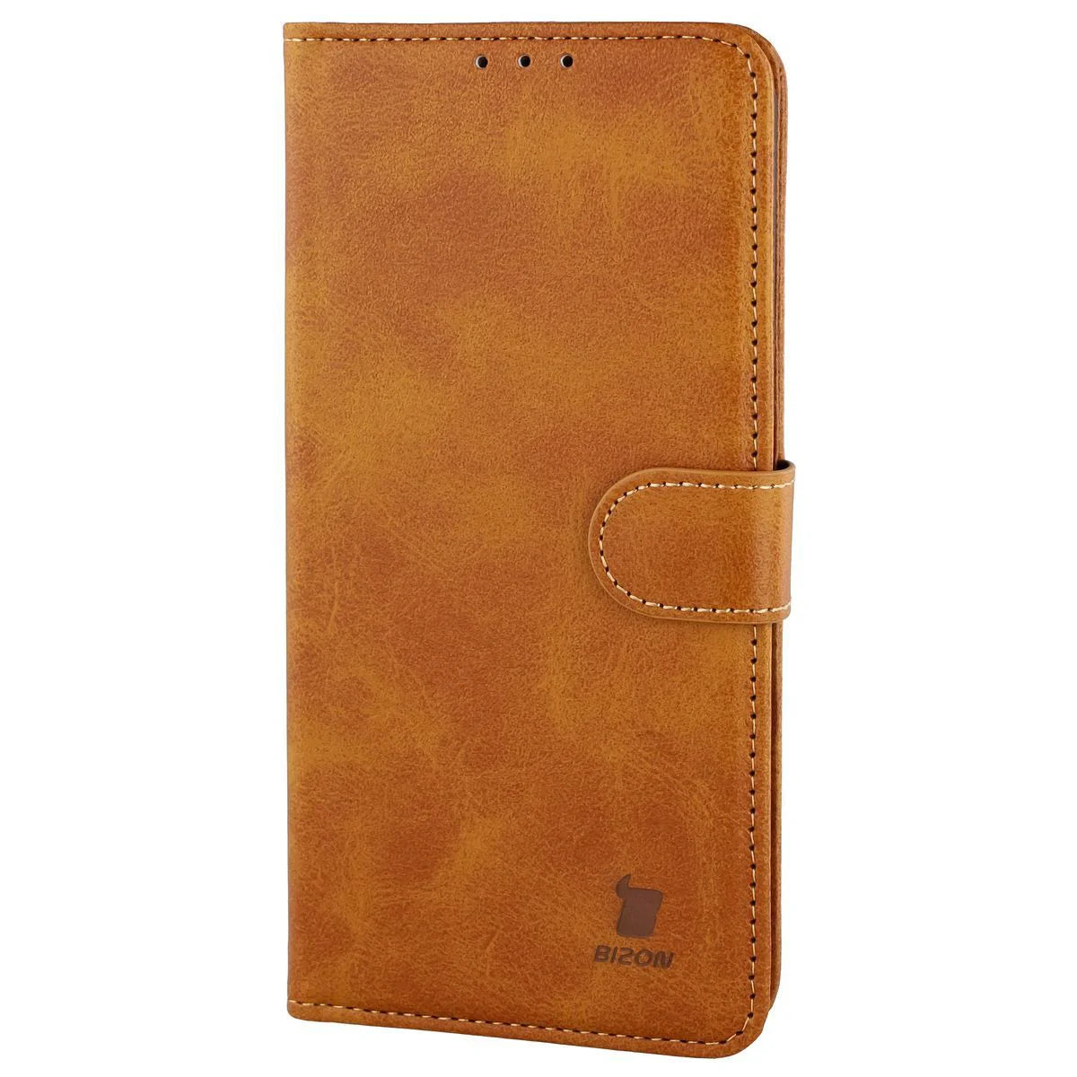 Handyhülle mit Klappe für Vivo X300 Pro, Bizon Case Pocket, Braun