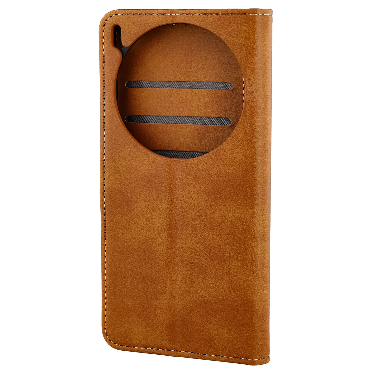 Handyhülle mit Klappe für Vivo X300 Ultra, Bizon Case Pocket, Braun