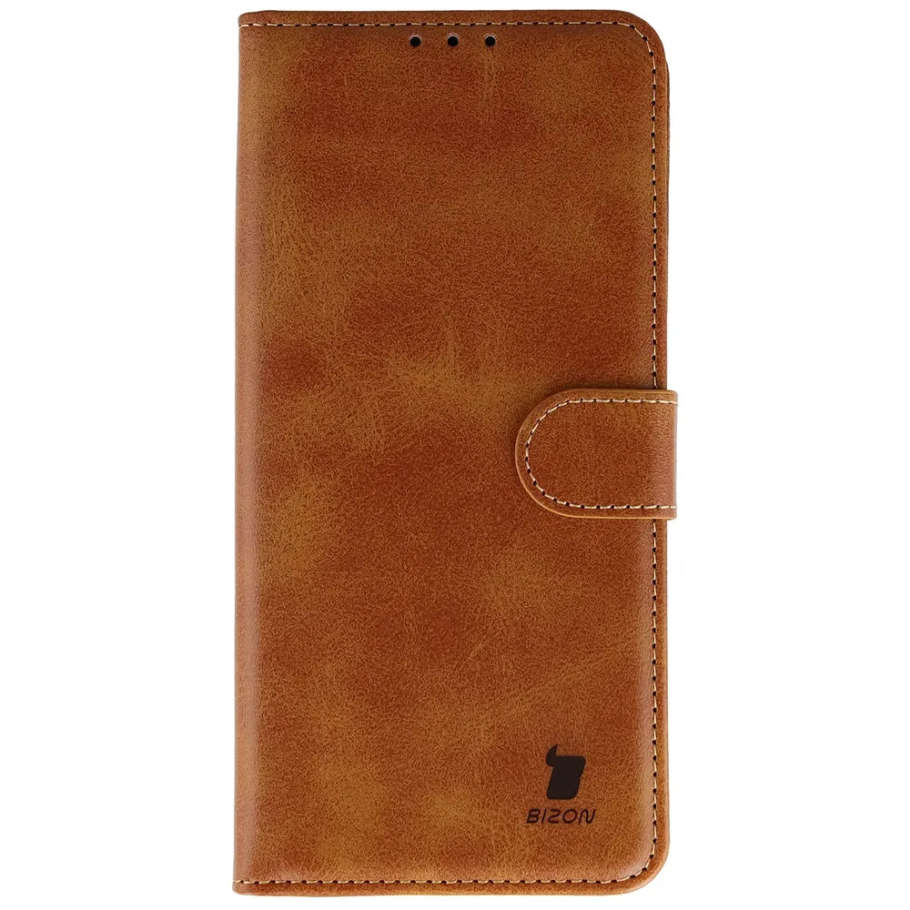 Handyhülle mit Klappe für Vivo X500 Pro Max, Bizon Case Pocket, Braun (2/6)