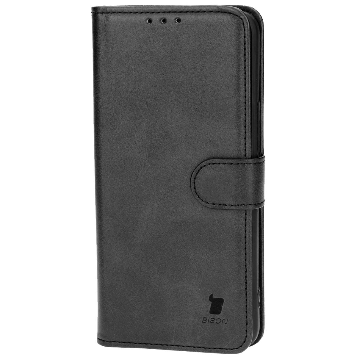 Handyhülle mit Klappe für Xiaomi 14 Ultra, Bizon Case Pocket, Schwarz