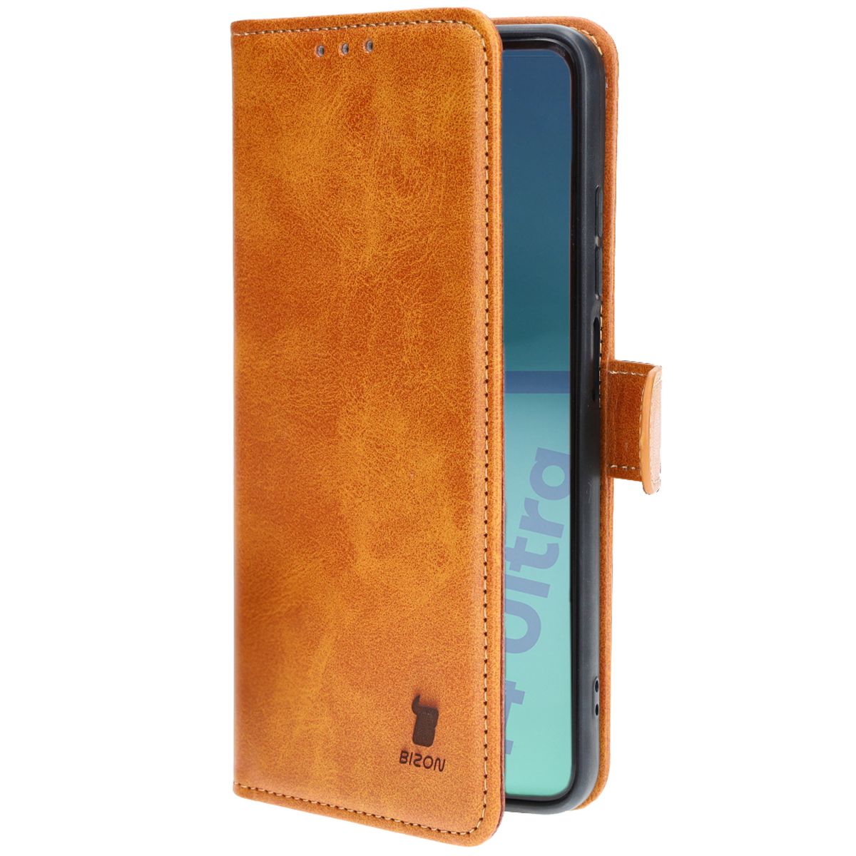 Schutzhülle für Xiaomi 14 Ultra, Bizon Case Pocket, Braun
