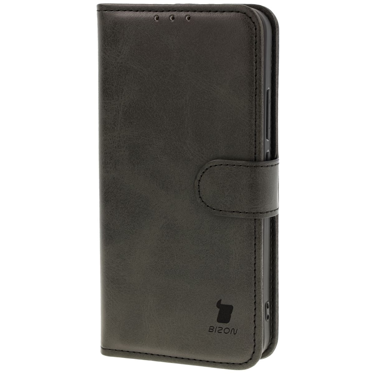 Handyhülle mit Klappe für Xiaomi 15, Bizon Case Pocket, Schwarz