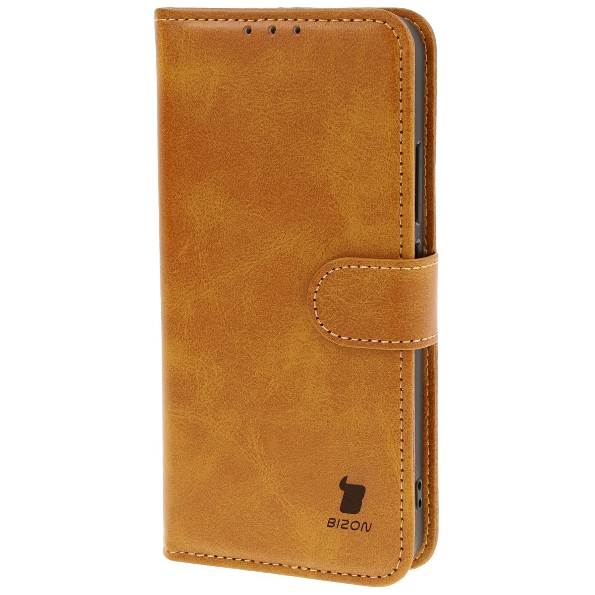 Handyhülle mit Klappe für Xiaomi 15, Bizon Case Pocket, Braun
