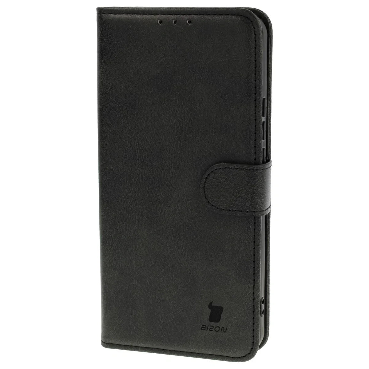 Handyhülle mit Klappe für Xiaomi 15 Ultra, Bizon Case Pocket, Schwarz