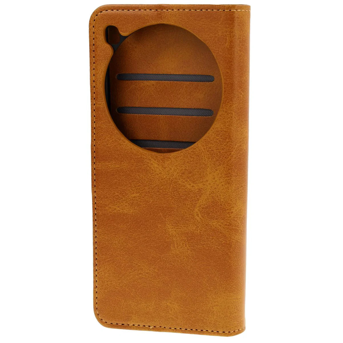 Handyhülle mit Klappe für Xiaomi 15 Ultra, Bizon Case Pocket, Braun