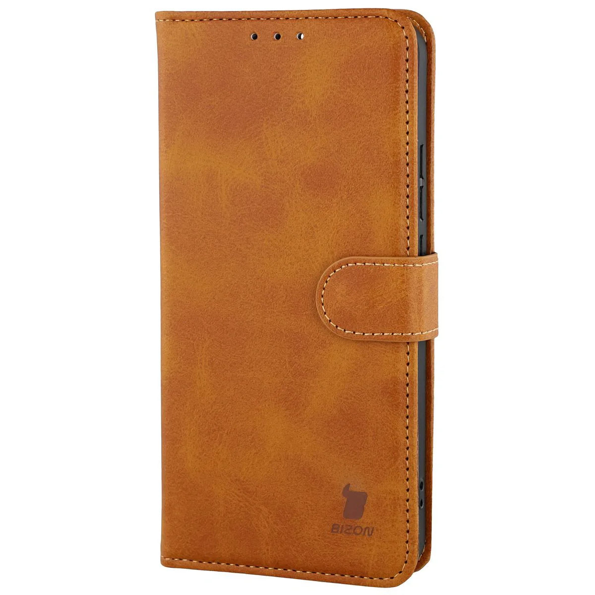 Handyhülle mit Klappe für Xiaomi 15T, Bizon Case Pocket, Braun
