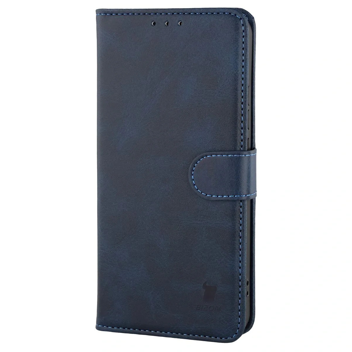 Handyhülle mit Klappe für Xiaomi 15T, Bizon Case Pocket, Dunkelblau