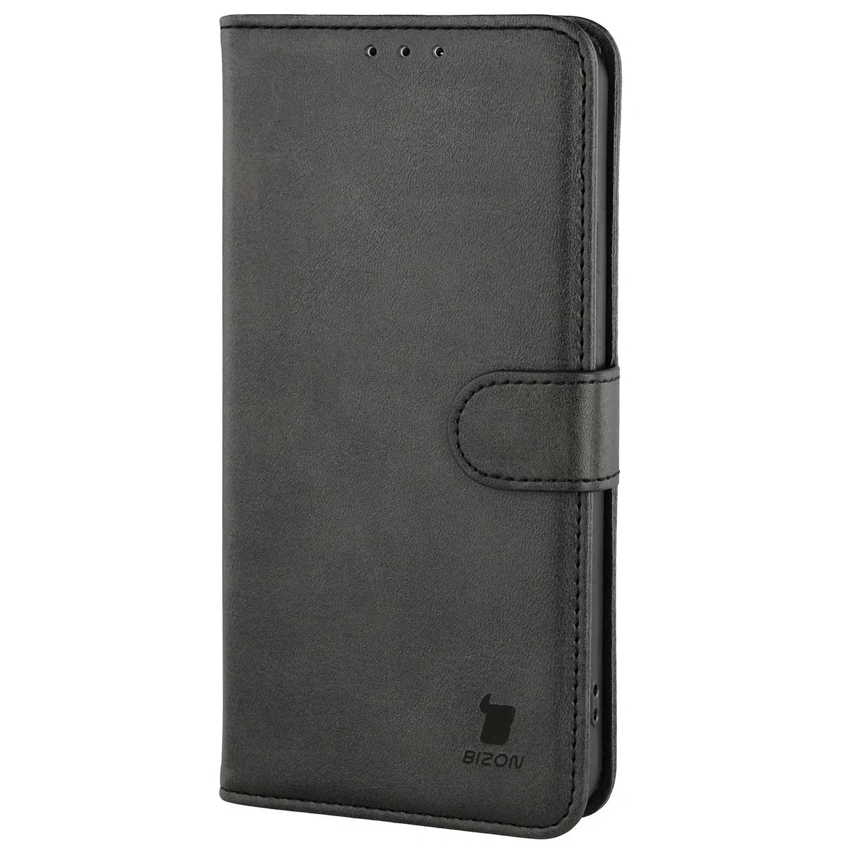 Handyhülle mit Klappe für Xiaomi 15T Pro, Bizon Case Pocket, Schwarz