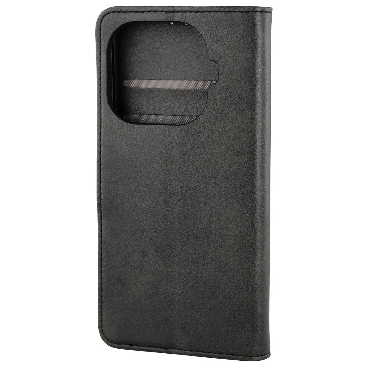 Handyhülle mit Klappe für Xiaomi 15T Pro, Bizon Case Pocket, Schwarz