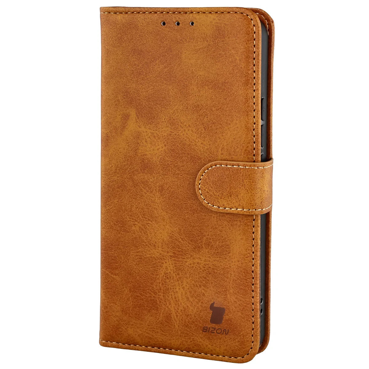 Handyhülle mit Klappe für Xiaomi 15T Pro, Bizon Case Pocket, Braun