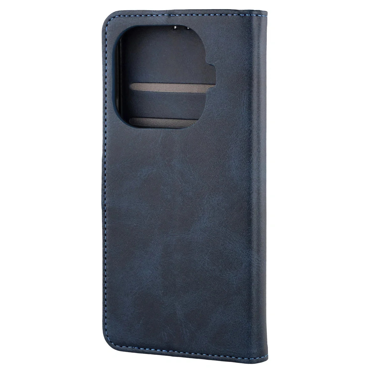 Handyhülle mit Klappe für Xiaomi 15T Pro, Bizon Case Pocket, Dunkelblau